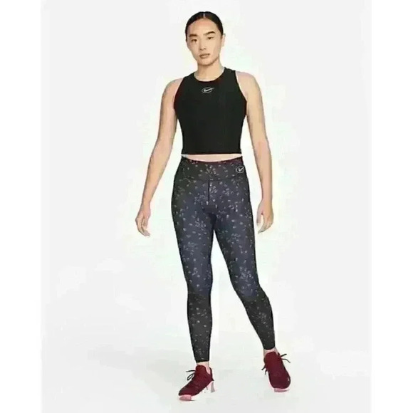 NEW! Nike Women's XL One Luxe Icon Clash Mid-Rise Printed Leggings NWT $105 - Picture 6 of 6